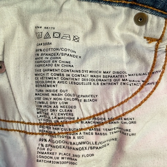 BDG Mid Rise Alexa Distressed Denim Shorts - Picture 9 of 10